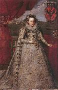 Szymon Boguszowicz Tsarina Marina Mniszech in coronation robes Spain oil painting artist